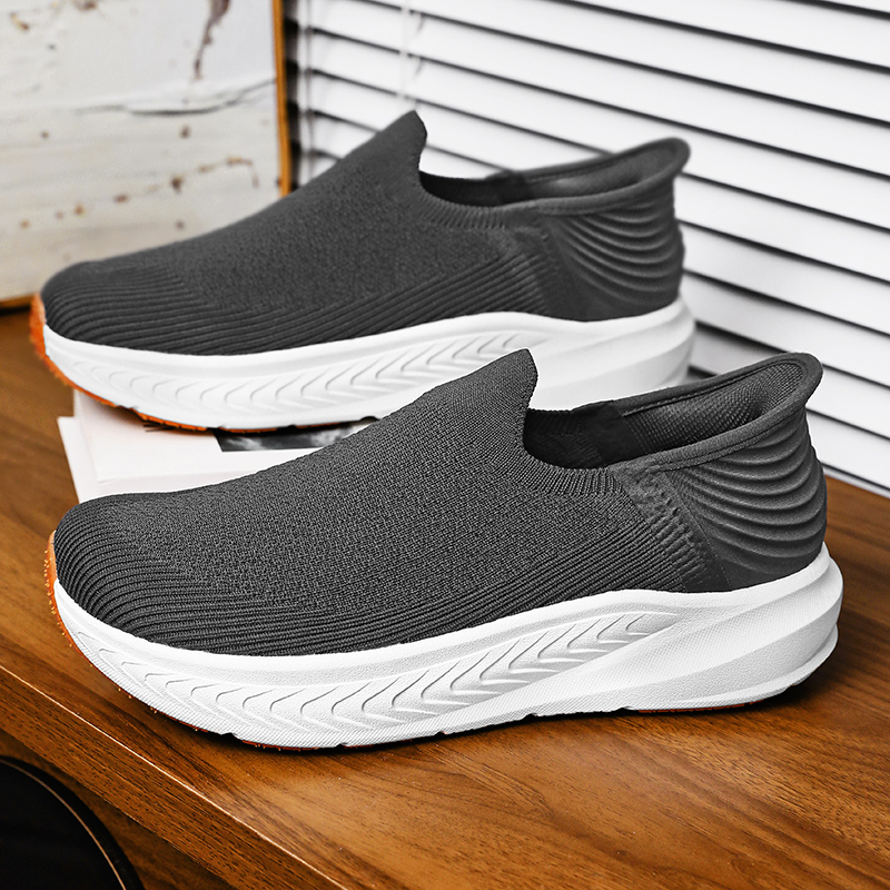 Men'S Shoes For Running - ランニングメッシュシューズファッションカジュアルスニーカー屋外通気性アスレチックジム男性テニスシューズ軽量ザパティージャスデオンブレ