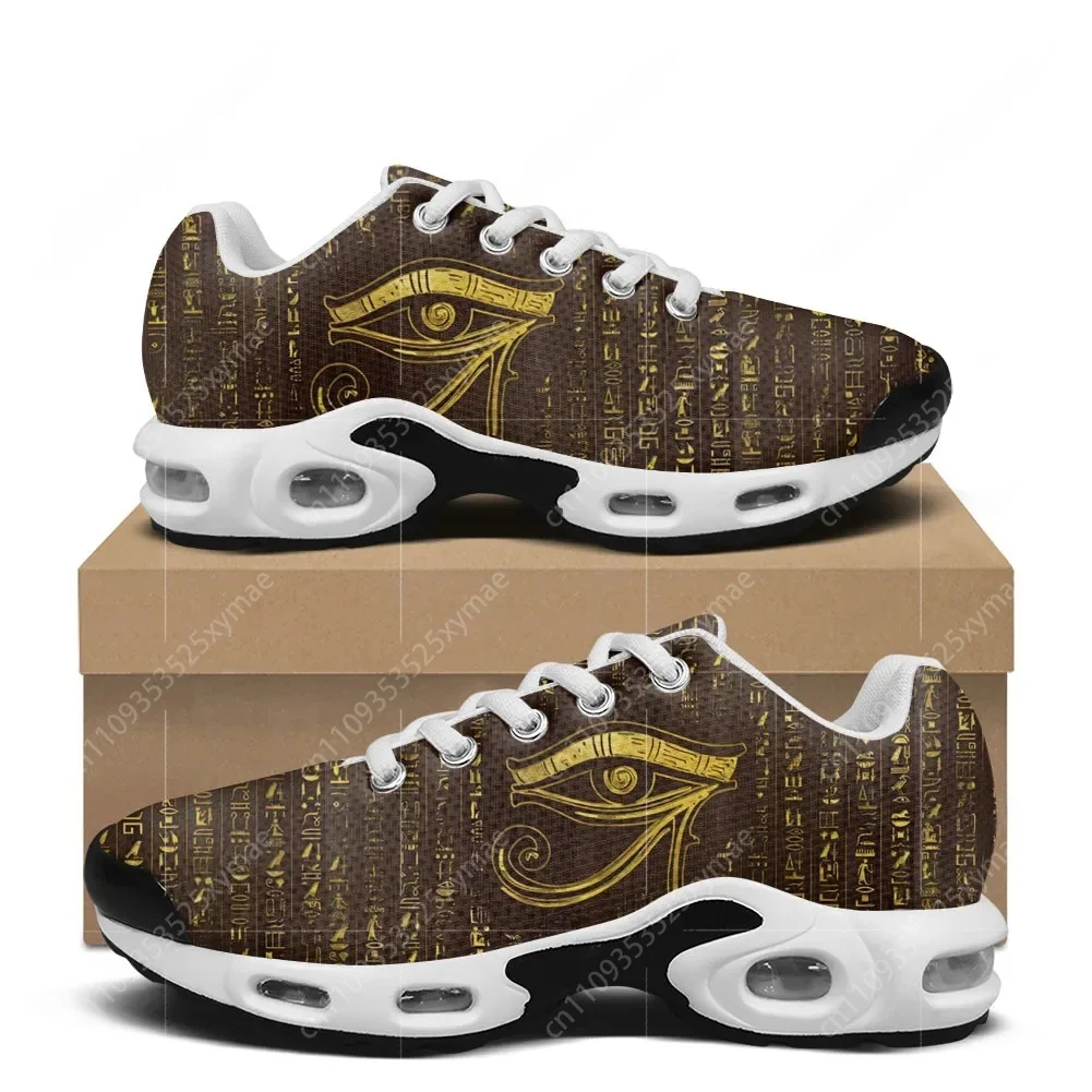 Men Shoes Egypt - ホルスエジプト神のエジプトの目エアクッションスニーカーメンズレディースティーンエイジャー軽量スポーツシューズカスタムレジャーメッシュスニーカー