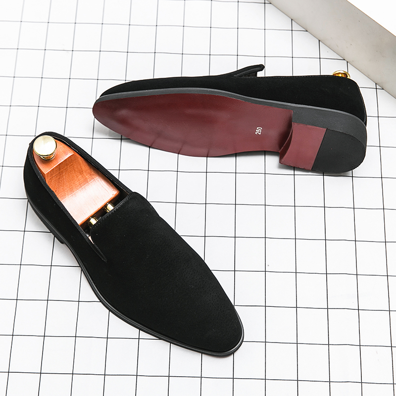 Men'S Shoes Yellow And Black - 38-46サイズ レッドソール メンズ ビジネスドレスシューズ ブラックイエロー マット表面
