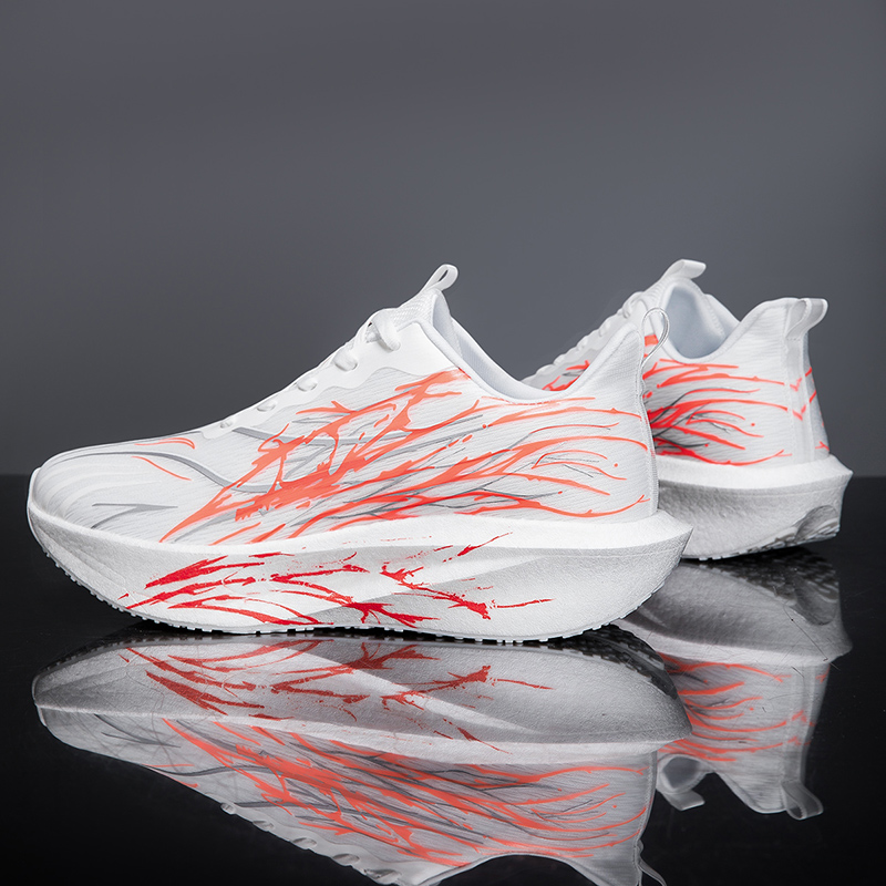 Men'S Shoes For Running - 男性用ランニングシューズ カーボンボード マラソン専用 スポーツ 通気性 軽量