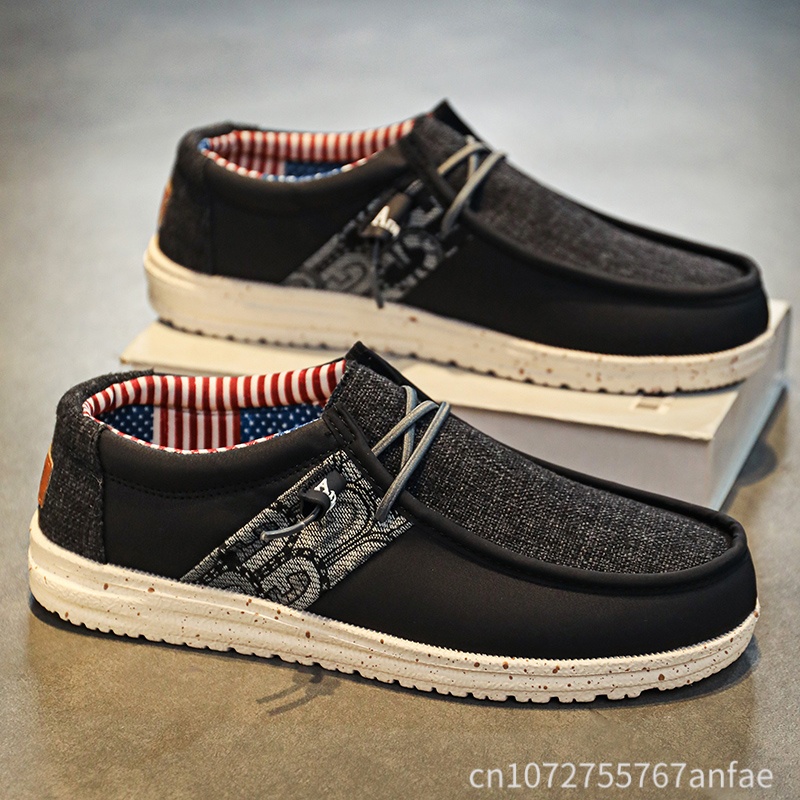 Men'S Shoes For Sale - ホット販売ブルー/ブラック男性ローファーファッションコンフォートスリッポン男性フラットシューズ軽量メンズカジュアルシューズプラスサイズ 48 ザパティラス