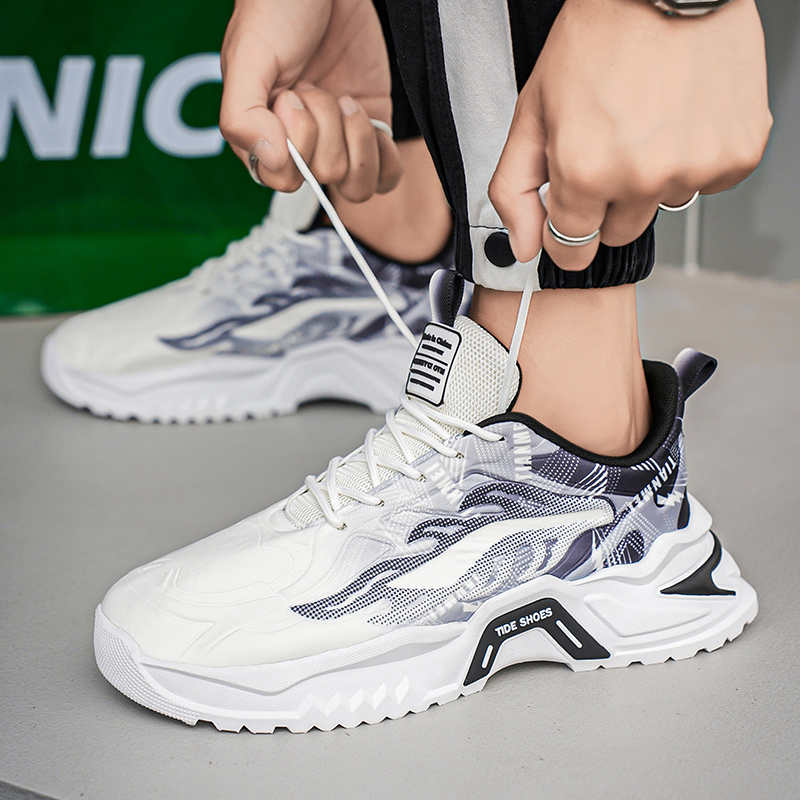 Men'S Shoes For Sale - 厚底チャンキーヒールドレスシューズメンズシューズヒールアウトドアシューズ男性用ブルードレスシューズメンズスニーカースポーツスニーカーシューズ