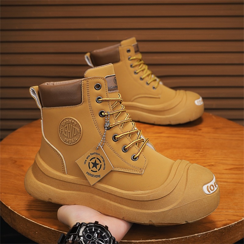 Men'S Shoes Popular - ショート丈アンクルブーツ おしゃれで快適なハイカットメンズスポーツシューズ 2025年秋新作メンズカジュアルシューズ トレンドメンズスニーカー