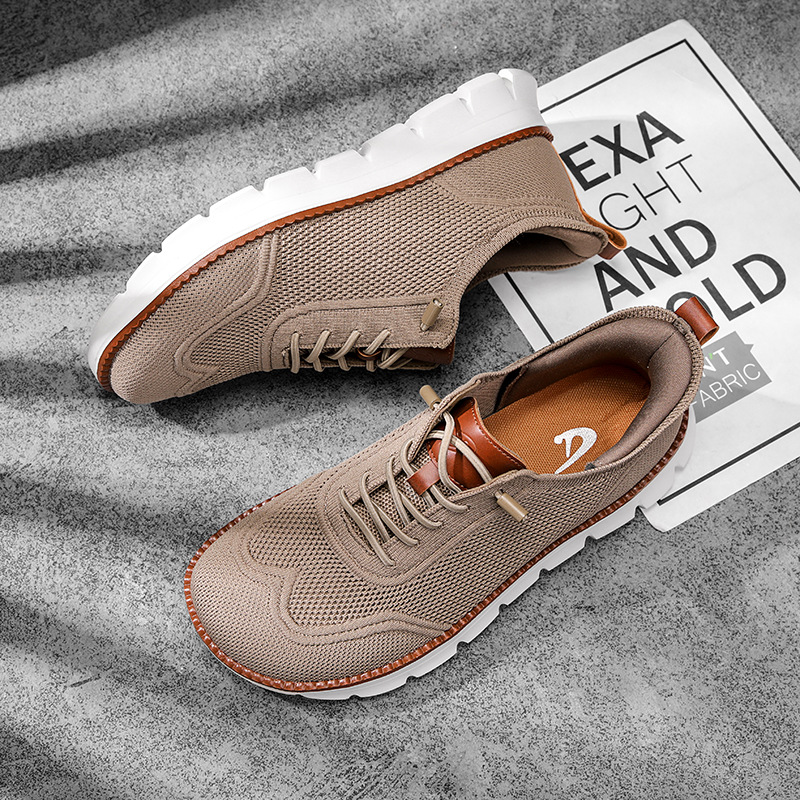 Men'S Shoes Popular - スタイリッシュなメンズワイドボックスシューズ、ベアフットシューズ、カジュアルメッシュブローグスニーカー、ミニマリスト、ゼロドロップ、夏のファッション、通気性のあるメンズスニーカー