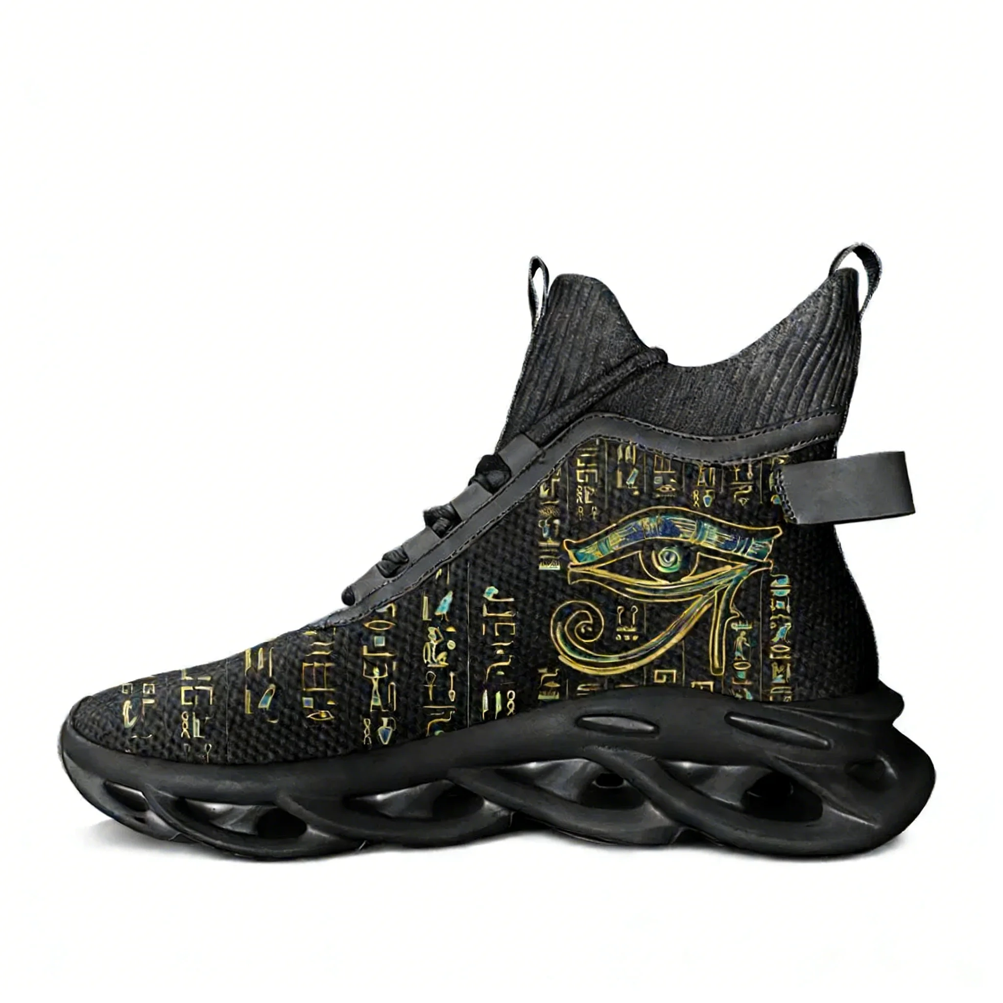 ホルスエジプト神の目エジプトハイトップフラットスニーカー男性 - Men Shoes Egypt のレビューと価格