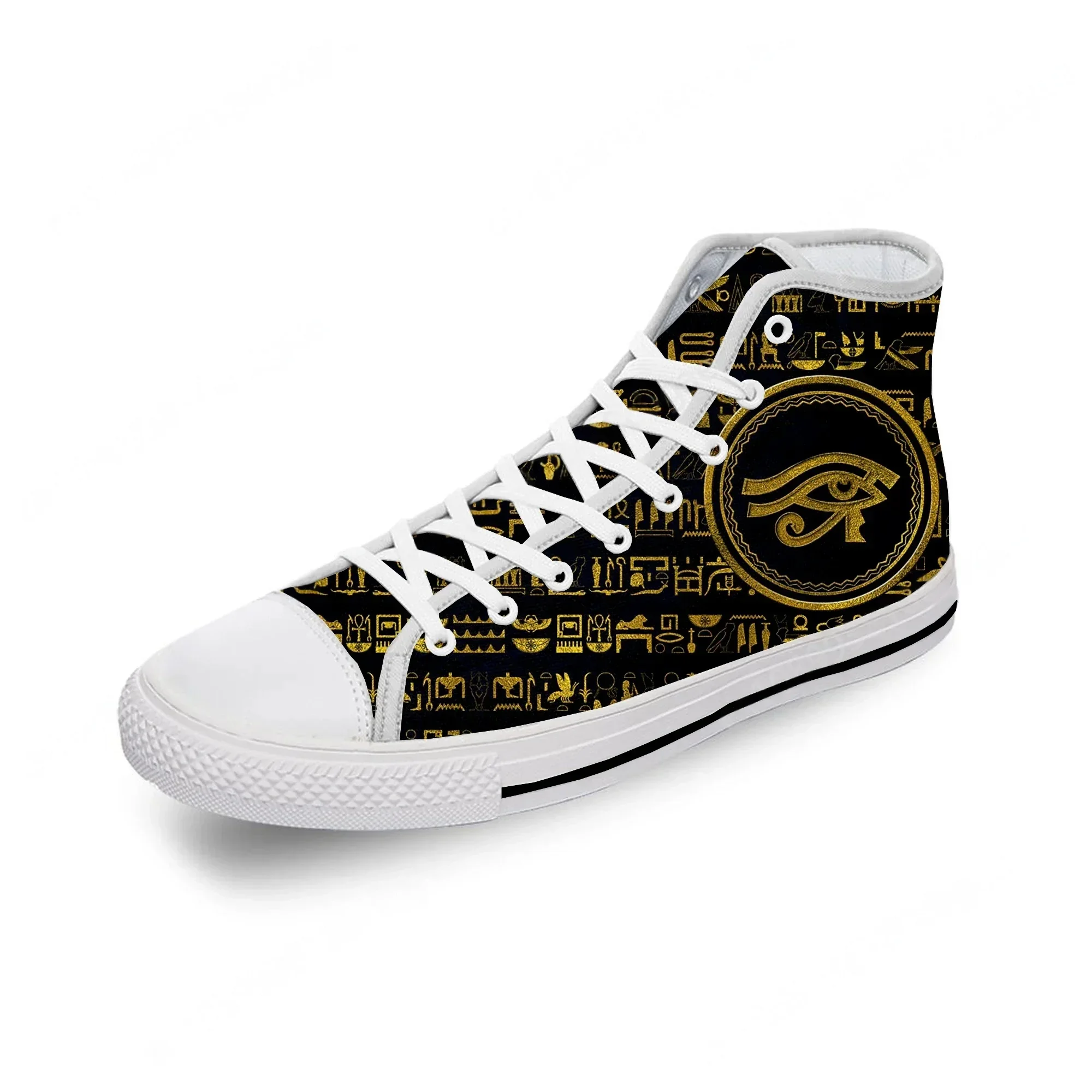 ホルスエジプト神の目エジプト白い布ファッション 3D プリン - Men Shoes Egypt のレビューと価格