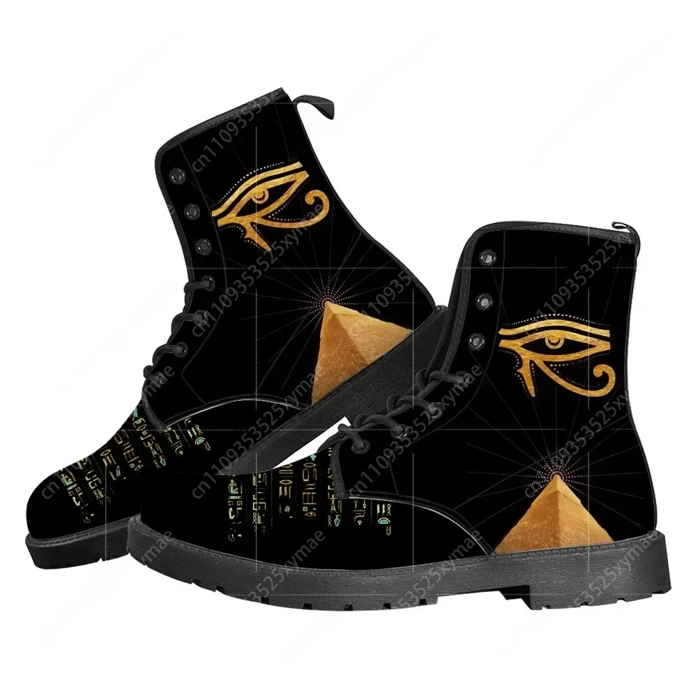 ホルス エジプトの神 エジプトの目 カジュアルブーツ メンズ - Men Shoes Egypt のレビューと価格