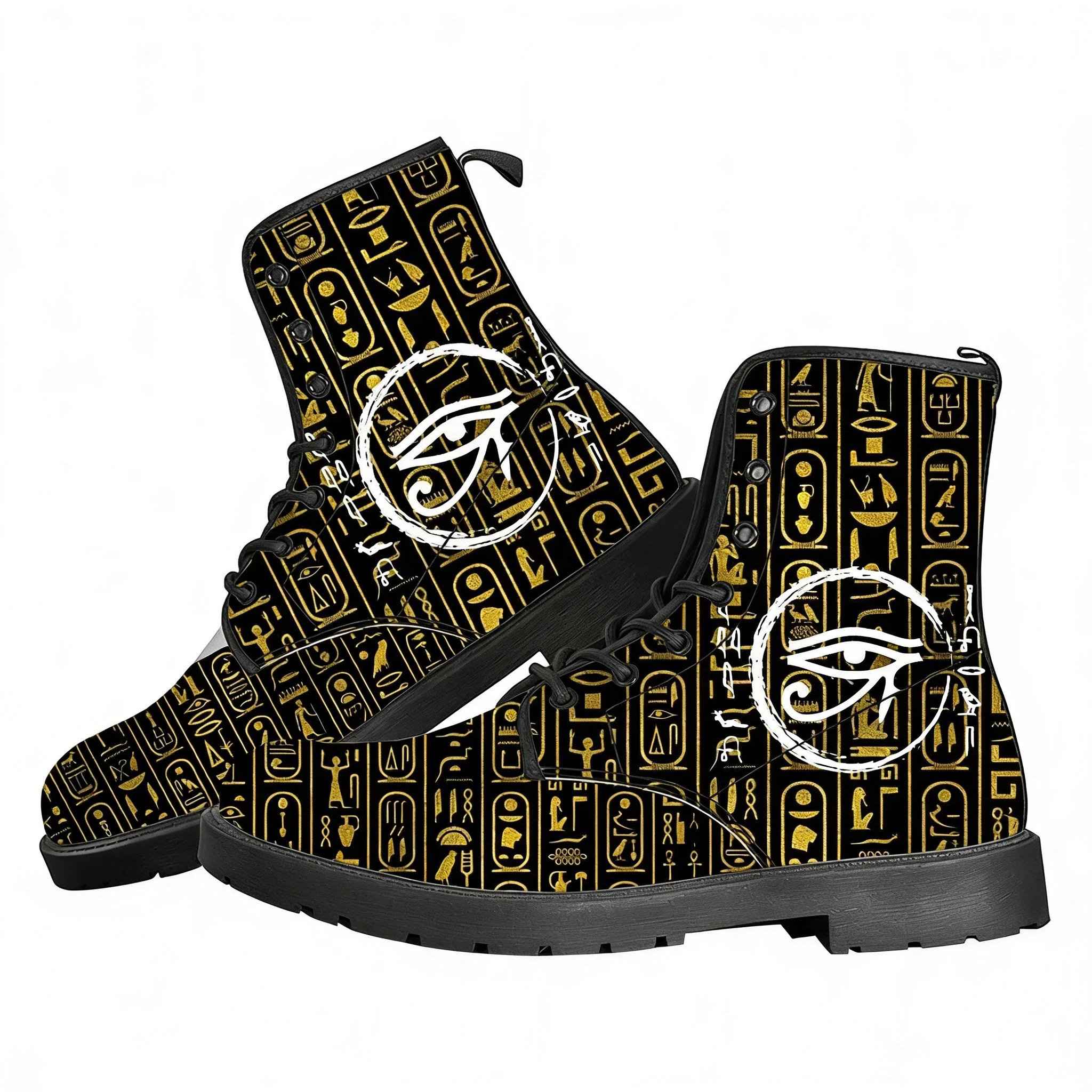 ホルスエジプト神カジュアルブーツメンズレディースエジプトの目 - Men Shoes Egypt のレビューと価格