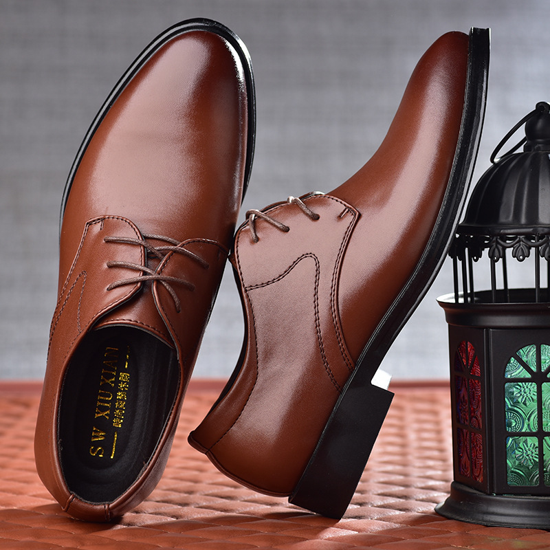 メンズレザーレースアップシューズ,ダービーシューズ,ウェディ - Men Shoes Clearance のレビューと価格