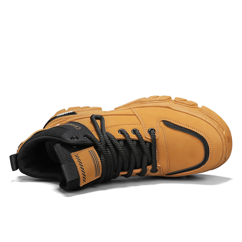 2026年 イエローブラック アンキー ハイカットブーツ メ - Men'S Shoes Yellow And Black のレビューと価格