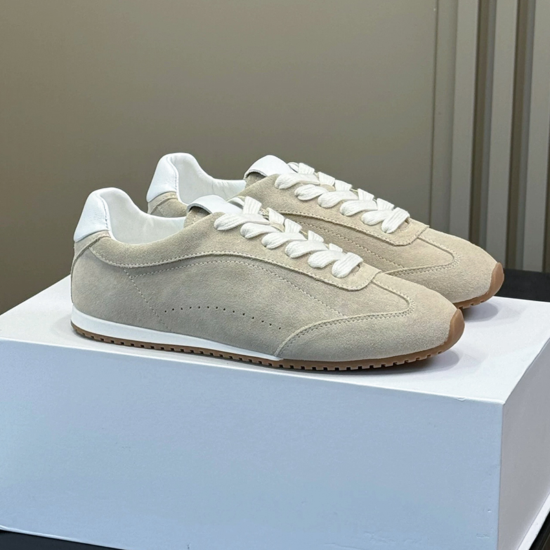 ユニセックスレディースカジュアルシューズ本革スエードスニーカ - Men'S Shoes Popular のレビューと価格