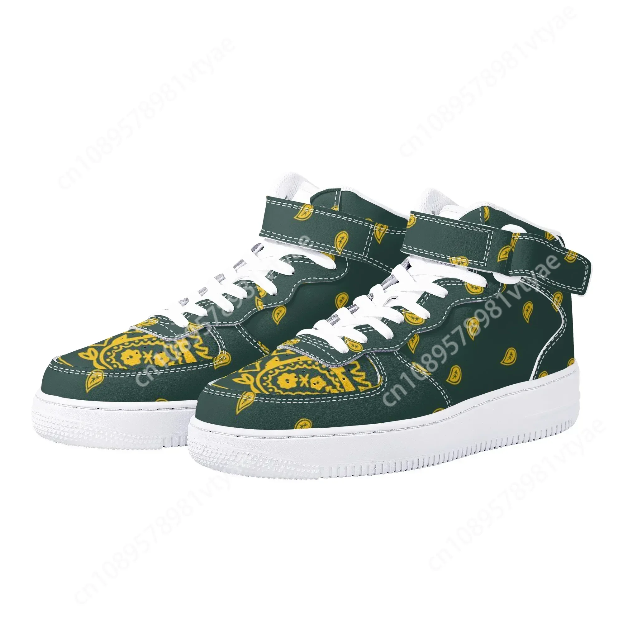 新着バンダナプリント男性バスケットボールスニーカーレジャーシ - Men'S Shoes For Sale のレビューと価格