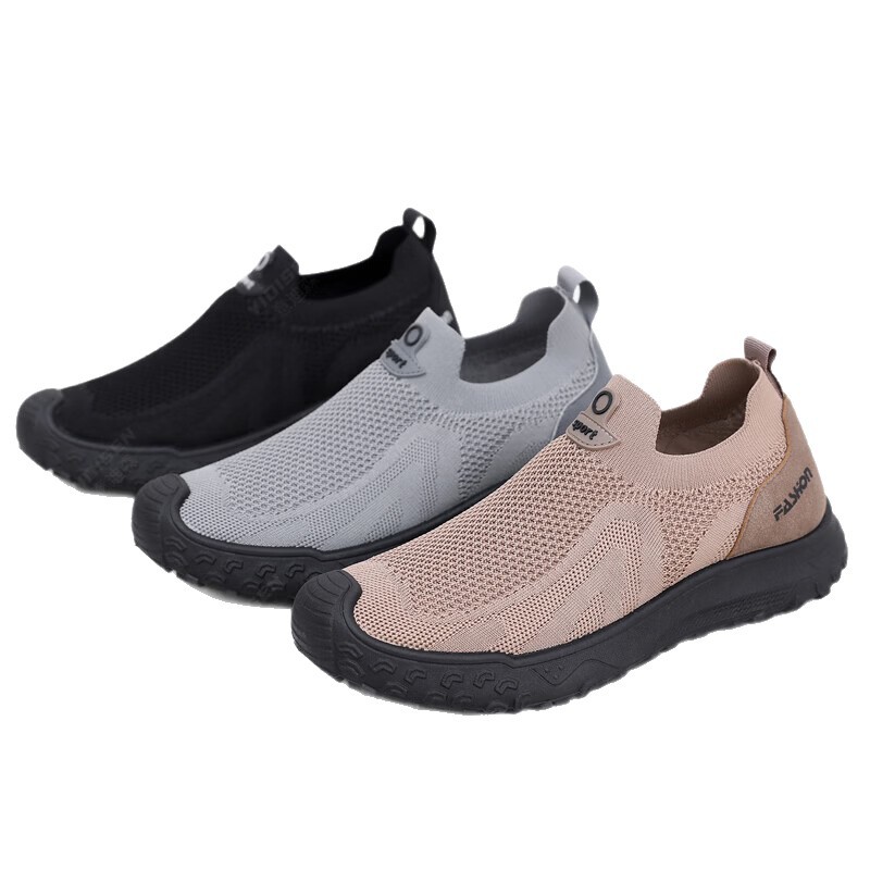 夏のメンズカジュアルシューズ弾性スリップオンデザイン衝突防止 - Men'S Shoes Popular のレビューと価格