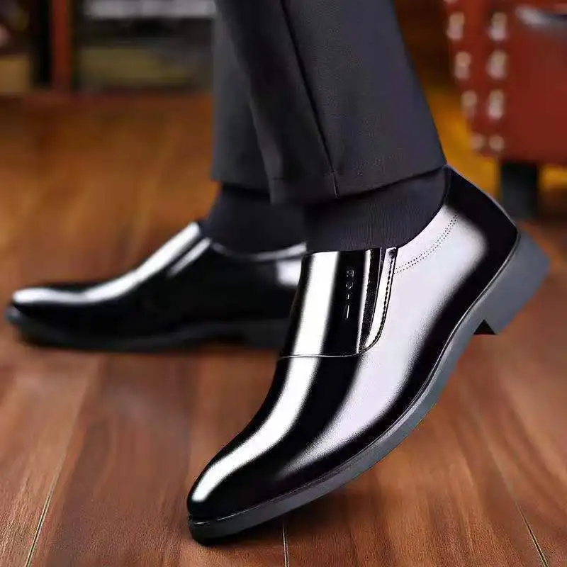 メンズスーツ用フォーマルシューズ 春秋 ソフト パーティー  - Men Shoes Clearance のレビューと価格