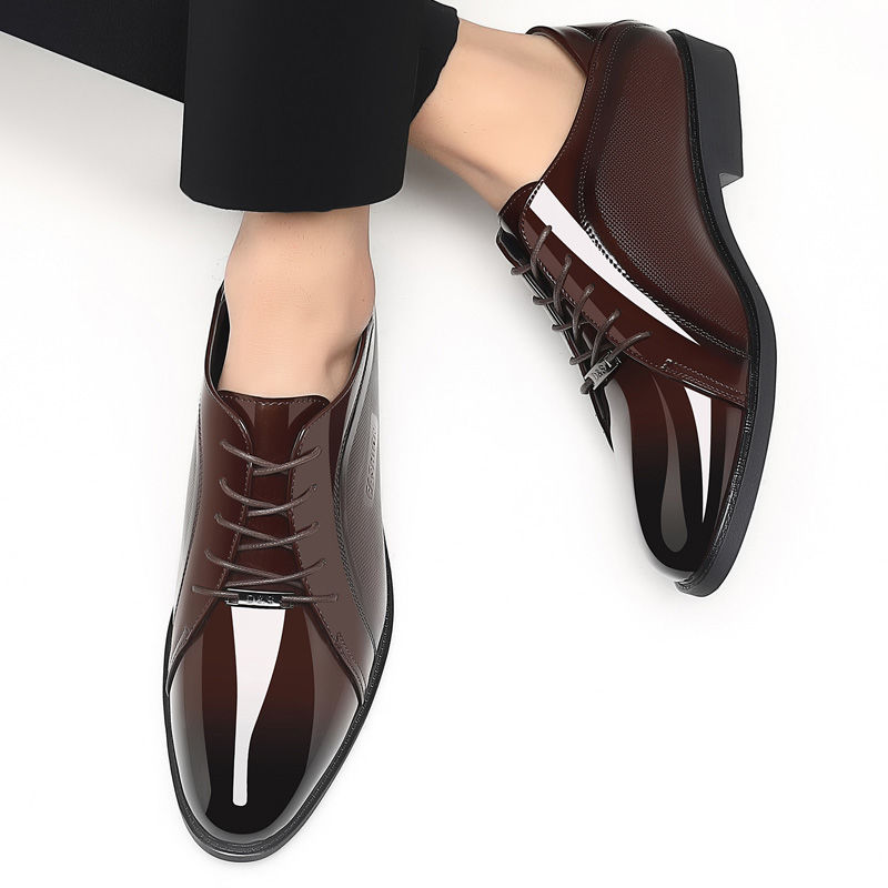 明るい黒色の紳士靴、男性用、春秋、高級デザイナー、カジュアル - Men Shoes Clearance のレビューと価格