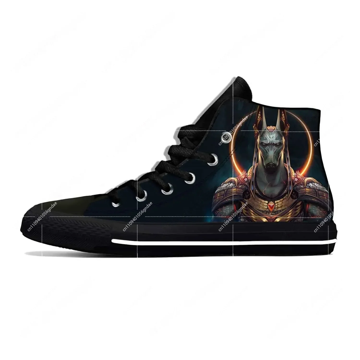 アヌビス古代エジプトエジプト神面白いファッションカジュアル布 - Men Shoes Egypt のレビューと価格