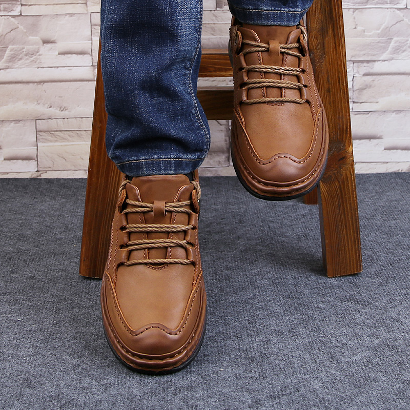 男性の本物のレザーシューズビジネスフォーマル靴100% 牛革 - Men Shoes Under 100 のレビューと価格
