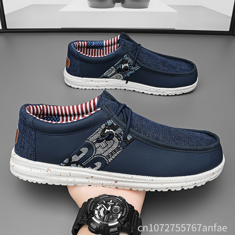 ホット販売ブルー/ブラック男性ローファーファッションコンフォ - Men'S Shoes For Sale のレビューと価格