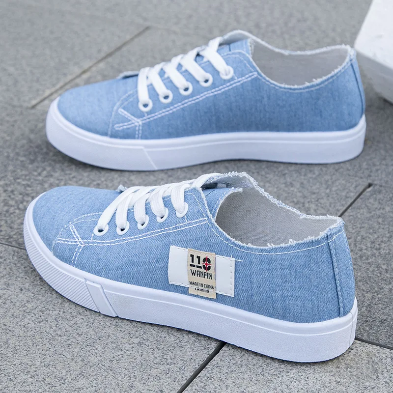 2026 春夏の女性のキャンバススニーカーロートップデニムス - Men'S Shoes Popular のレビューと価格