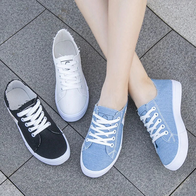 2026 春夏の女性のキャンバススニーカーロートップデニムス - Men'S Shoes Popular のレビューと価格