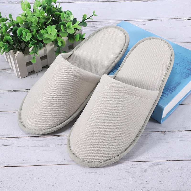 男性と女性のための白い綿のスリッパ,使い捨てのスライド,トラ - Men'S Shoes For Sale のレビューと価格