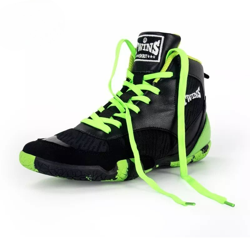 プロレスブーツ男性用女性用ブラックホワイトボクシングスニーカ - Men Shoes Vs Women のレビューと価格