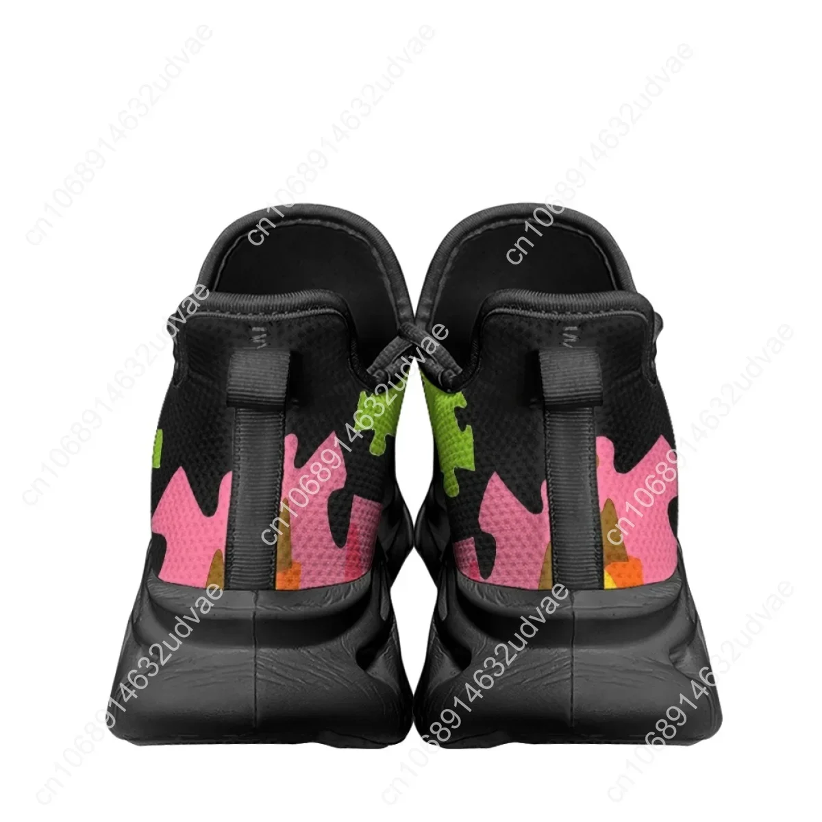 自閉症啓発スポーツランニングシューズカラーパズル耐久性のある - Men'S Shoes For Running のレビューと価格