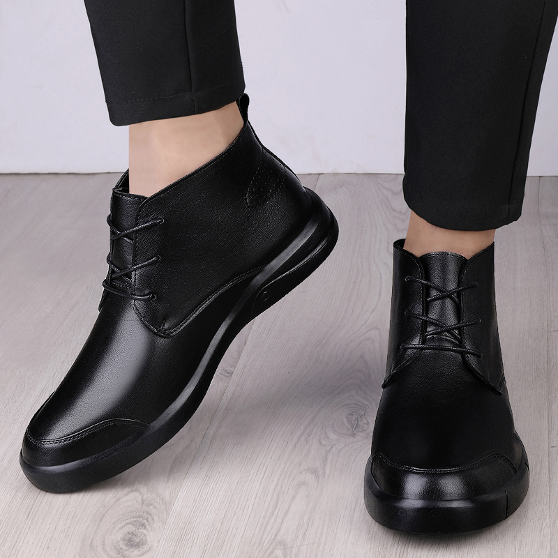 有名高級アンクルブーツ高品質メンズシューズ本革カジュアルシュ - Men'S Shoes Hugo Boss のレビューと価格