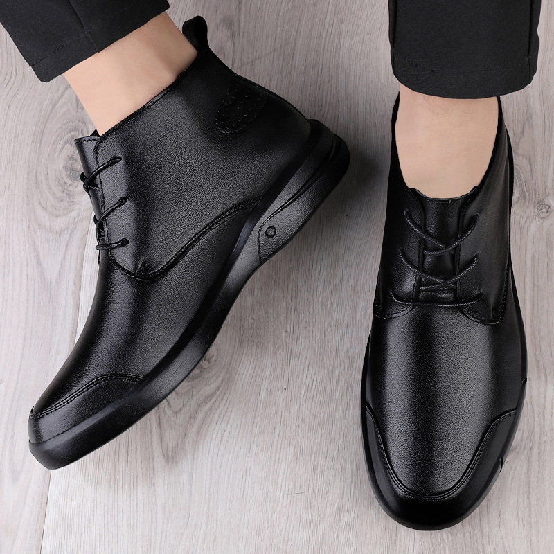 有名高級アンクルブーツ高品質メンズシューズ本革カジュアルシュ - Men'S Shoes Hugo Boss のレビューと価格