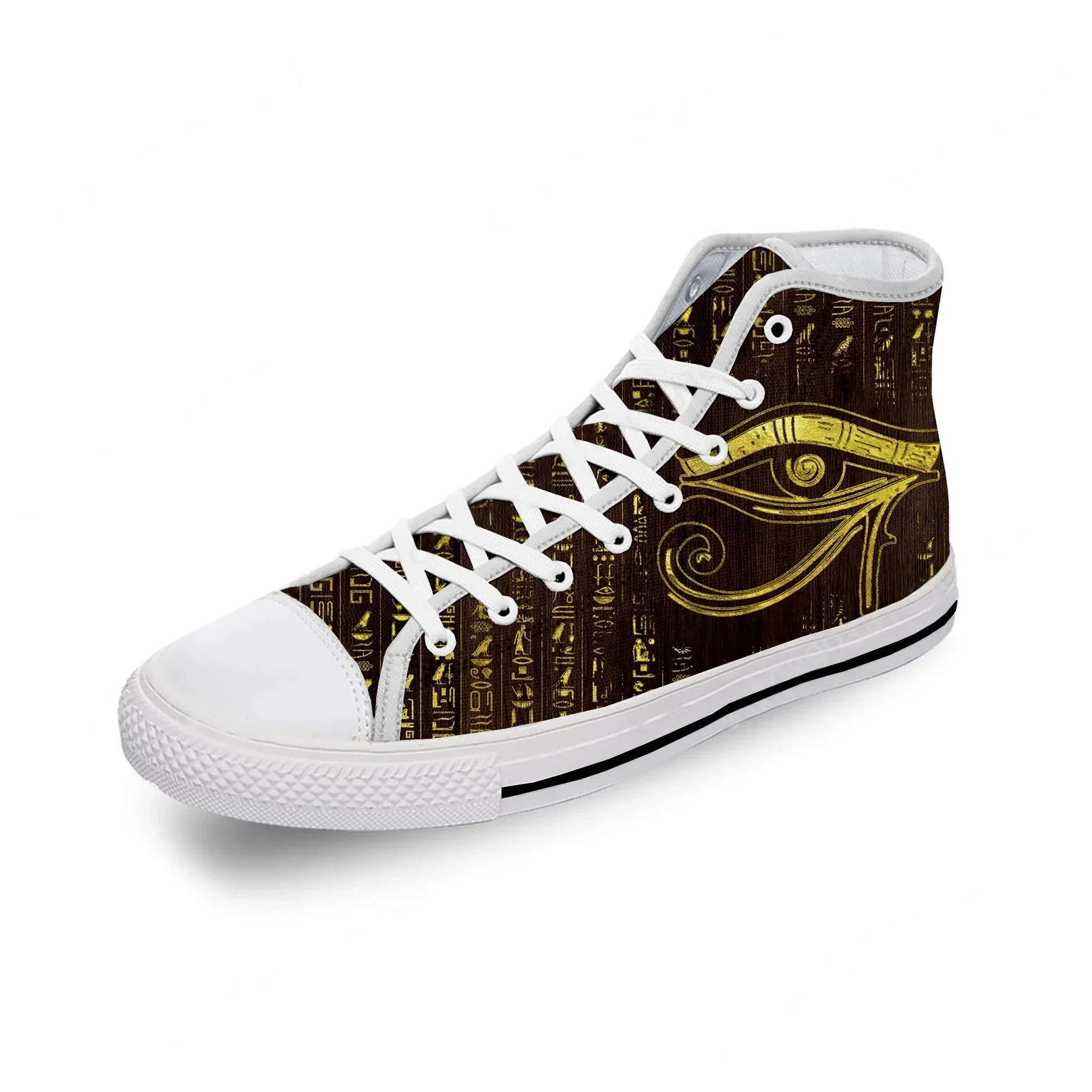 ホルスエジプト神の目エジプト白い布ファッション 3D プリン - Men Shoes Egypt のレビューと価格
