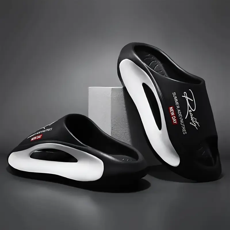 ユニセックスカジュアル四季スリッパサンダル女性快適なホームス - Men'S Shoes Popular のレビューと価格