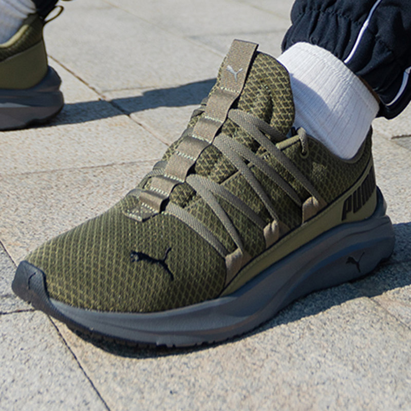 プーマ メンズシューズ 新品 ミリタリーグリーン メッシュ  - Men'S Shoes Puma Sports のレビューと価格