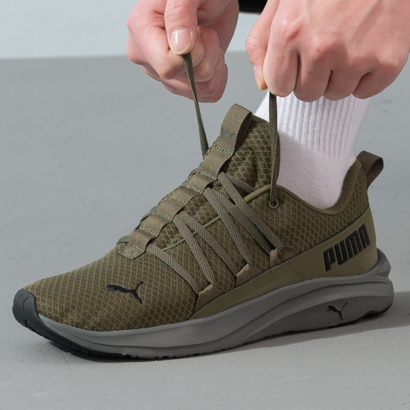 プーマ メンズシューズ 新品 ミリタリーグリーン メッシュ  - Men'S Shoes Puma Sports のレビューと価格