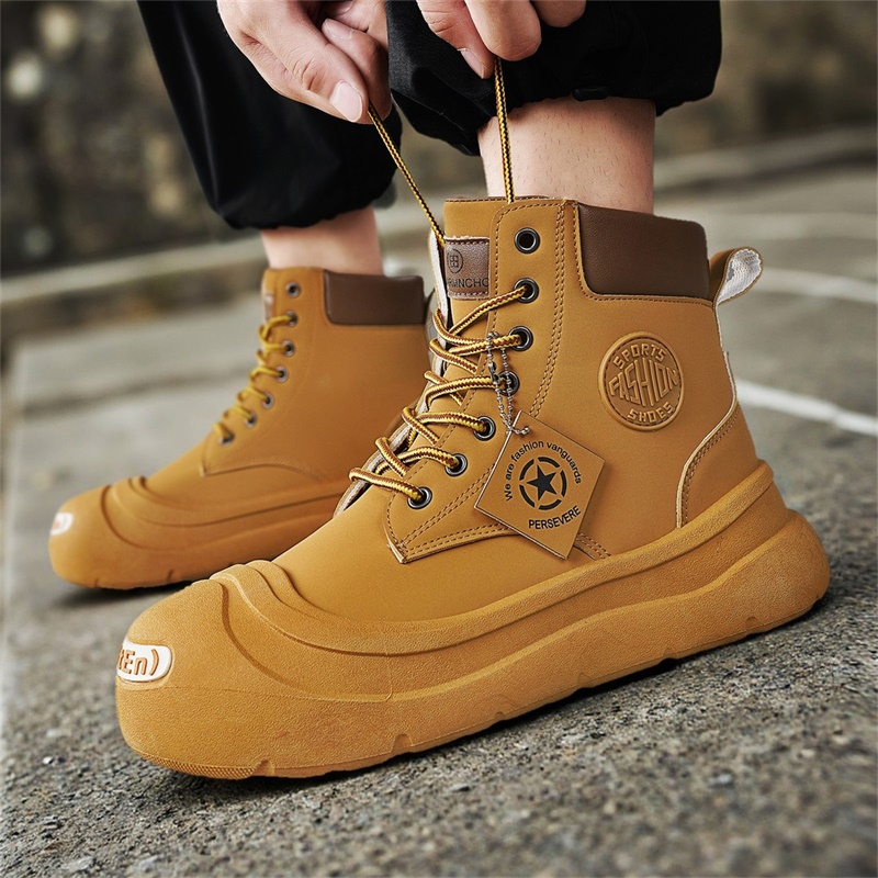 ショート丈アンクルブーツ　おしゃれで快適なハイカットメンズス - Men'S Shoes Popular のレビューと価格