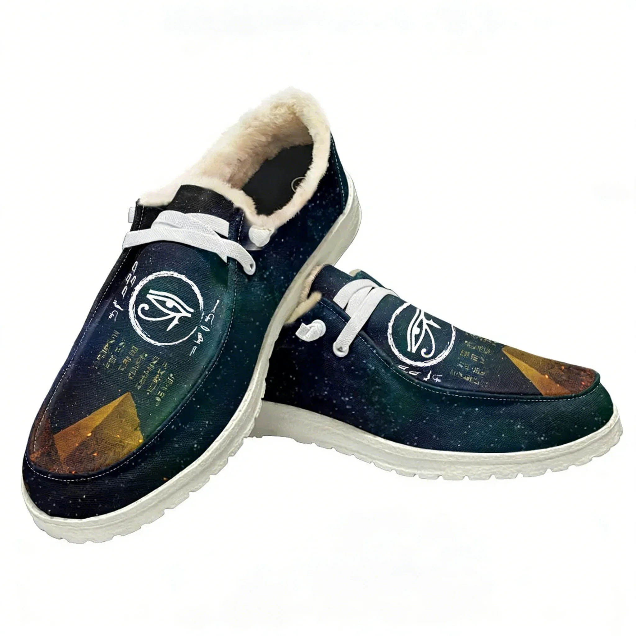 エジプトの神ホルスのぬいぐるみカジュアルシューズ フラットシ - Men Shoes Egypt のレビューと価格