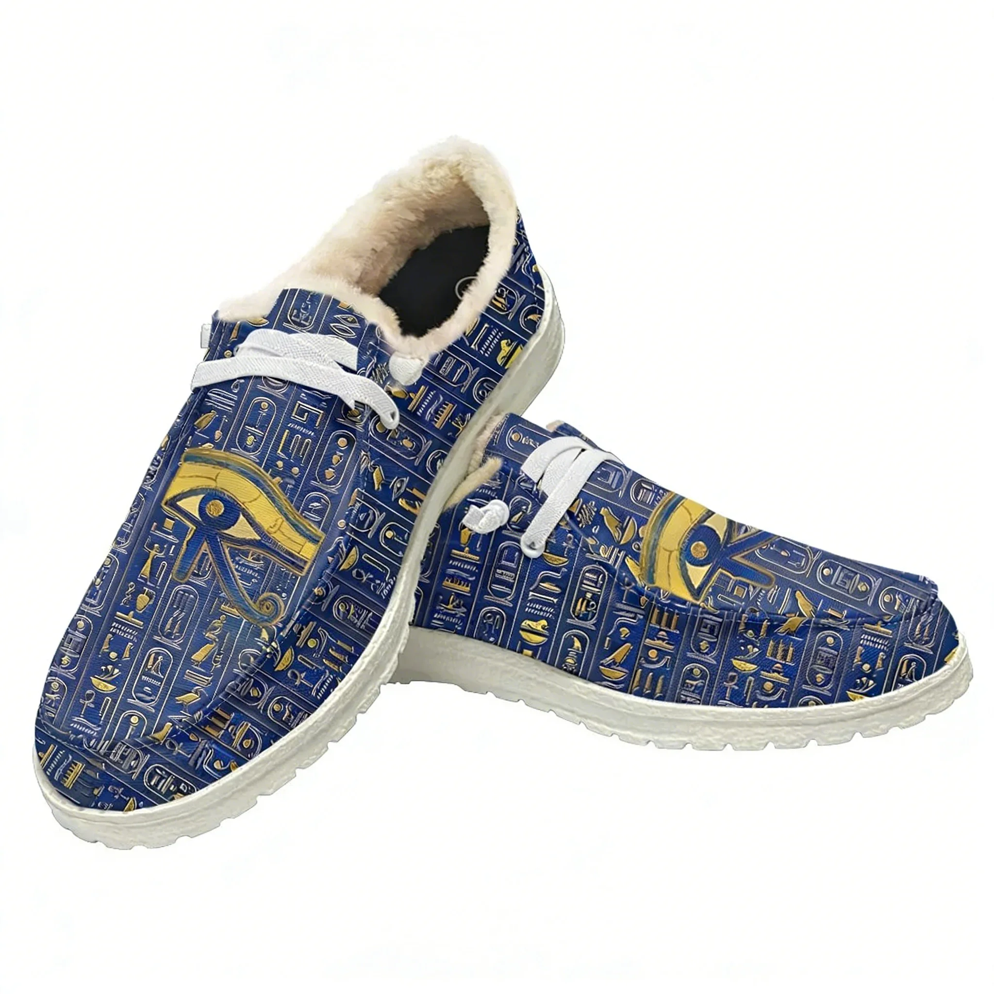 エジプトの神ホルスのぬいぐるみカジュアルシューズ フラットシ - Men Shoes Egypt のレビューと価格