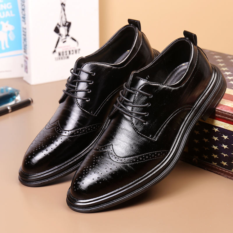 ソリッドカラー ブラック 春秋 メンズ フォーマルシューズ  - Men Shoes Clearance のレビューと価格